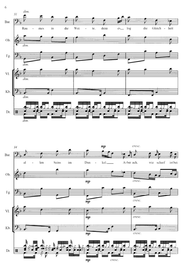 Marcel Haag: "Enthüllung" - Partitur - Erstveröffentlichung Glarean Magazin 2009 (6)