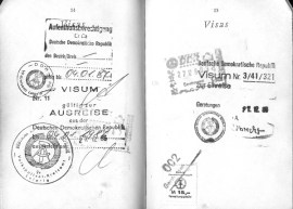 Pass des Globetrotters Luk Haas vom französischen Label Tian An Men 89