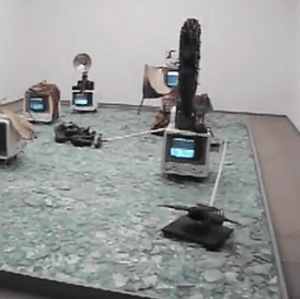 Wolf Vostell Elektronischer dé coll age 1968 - Glarean Magazin