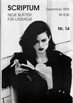 Literaturzeitschrift SCRIPTUM Nr. 14 - Cover