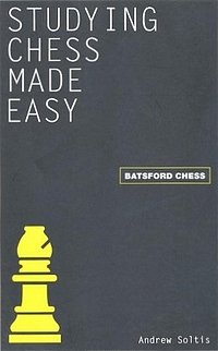 Schach Andrew Soltis - Studying Chess made easy - Batsford Cover
