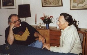 Der Autor mit Walter Janka (rechts) Der Autor mit Walter Janka (rechts)