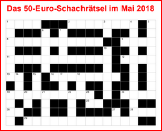 50-Euro-Schach-Preisrätsel - Mai 2018 - Glarean Magazin