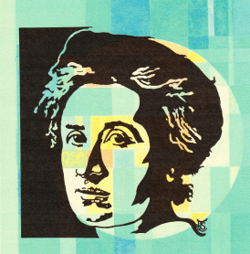 Rosa Luxemburg - Scherenschnitt - Simone Frieling - Glarean Magazin