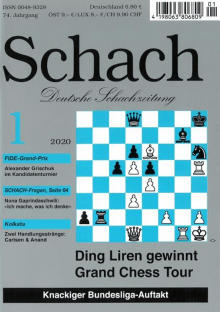 SCHACH - Deutsche Schachzeitung - Cover Januar 2020 - Rezensionen Glarean Magazin