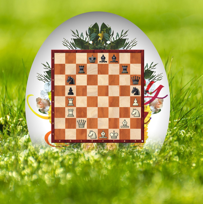Schach-Osterei 2020 - Chess Easter Egg - Walter Eigenmann - Glarean Magazin