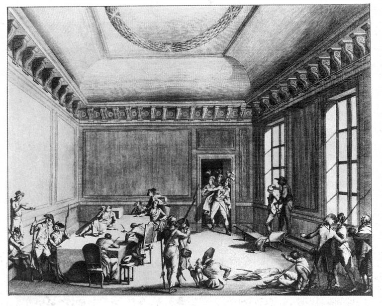 Die Verhaftung des Robespierre