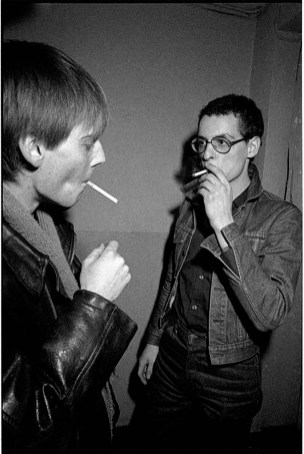 Die polnischen Punks Tomek Lipiński und Piotr Rypson (l)