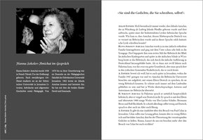 Gespräch Hanna Sokolov-Amichai