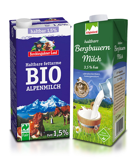 Milch, Kaffee, Tee