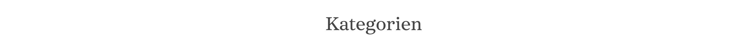 Kategorien