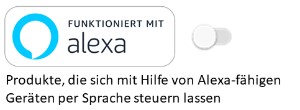 Funktioniert mit Alexa