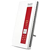 AVM FRITZ!WLAN Repeater 1750E (Dual-WLAN AC + N bis zu 1.300 MBit/s 5 GHz + 450MBit/s 2,4 GHz), Rot/Weiß, deutschsprachige Version