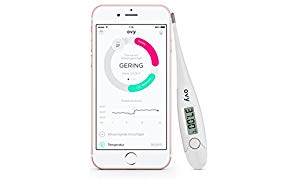 Basalthermometer zur Zykluskontrolle mit gratis App (iOS & Android) von Ovy | Kinderwunsch, Baby Fieberthermometer oder hormonfreie Verhütung