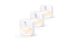 Eufy Lumi 3 Pack LED Nachtlicht mit Bewegungssensor,Warmes weißes LED Lichter,Auto ON/OFF, Schrankbeleuchtung mit Haftend für Kinderzimmer, Schlafzimmer, Orientierungslicht, Energieeffizient (3 Pack)
