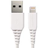 AmazonBasics Lightning auf USB A Kabel, Apple MFi Zertifiziert - Weiß, 0,9 m, 1er Pack