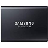 Samsung MU-PA1T0B/EU Portable SSD T5 1TB ((bis zu 540 MB/s) + USB Kabel Typ C auf C und Typ C auf A)