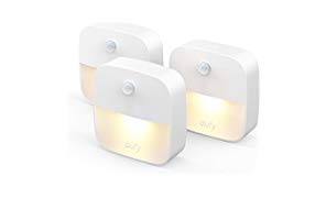 Eufy Lumi 3 Pack LED Nachtlicht mit Bewegungssensor,Warmes weißes LED Lichter,Auto ON/OFF, Schrankbeleuchtung mit Haftend für Kinderzimmer, Schlafzimmer, Orientierungslicht, Energieeffizient (3 Pack)