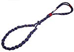 DOGS and MORE - Kurzführer aus der Sailors World - Handgearbeitet aus hochwertigem Seil - Blau