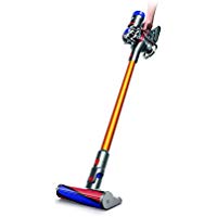 Dyson V8 Absolute beutel- und kabelloser Handstaubsauger (inkl. 3 Elektrobürsten mit Direktantrieb bzw. Softwalze und Fugendüse, mit Nickel-Cobalt-Aluminium Akku, Wandhalterung und Ladestation)