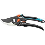 GARDENA Gartenschere B/S XL: Pflanzenschonende Baumschere mit Bypass-Schneide für Äste und Zweige, max. Schneid-Durchmesser 24 mm, stufenlose Grifföffnung (8905-20)