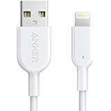 Anker iPhone Ladekabel Powerline II iPhone Kabel 0,9m Lightning Kabel, [Apple MFi-Zertifiziert] für iPhone XS/XS Max/XR/X/ 8/8 Plus/SE/ 7/7 Plus/ 6s/ 6/6 Plus/ 5S/ 5/ iPad Pro (Weiß)