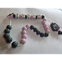 Rechenkette mit Namen in Grau – Rosa