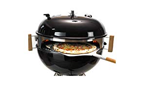 Moesta-BBQ Smokin' PizzaRing - Komplettpaket für Pizza! Backe die perfekte Pizza in deinem Kugelgrill! Erweiterbar: Rotisserie, Churrasco Set, Pan
