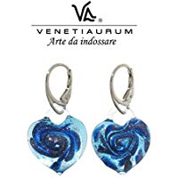 Venetiaurum - Ohrringe aus Muranoglas und 925 Silber. Made in Italy
