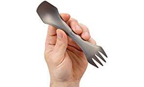 freigeist Titan Spork I Göffel, Messer-Gabel-Löffel-Kombi, leichtes Camping-Besteck, Besteckset für Outdoor Ultra-leicht
