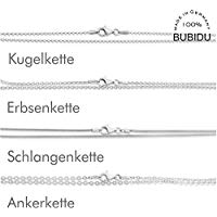 Silberkette Damen 925 Silber ❤️ 38cm 42cm 45cm 50cm 60cm 70cm Kette ohne Anhänger Sterling Silber ❤️ Kugelkette Erbsenkette Ankerkette Schlangenkette ❤️ Einzelne Silberketten für Anhänger Baby Erbskette Kinder Halskette für Frauen lange Kettenlänge Damenkette Einzelkette