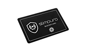 RFID Blocker Karte NFC Schutzkarte - Störsender Technologie 2019 | Eine Karte schützt | Nur 1,0 mm dünn | Keine Schutzhüllen mehr | Schutz Dank E-Field | Kreditkarte Schutz EC Karte