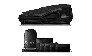 TRAVEL DUDE Packwürfel Set mit Kompression | Packing Cubes | Packtaschen Set & Gepäck Organizer für Rucksack & Koffer | Extra leichte Kleidertaschen