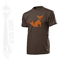 Herren T-Shirt 'Fuchs Origami' Baumwolle