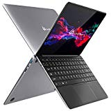 LincPlus P1 13,3 Zoll Full HD Ultrabook Laptop Windows 10, Intel Celeron N4000 4GB RAM 32GB eMMC aufrüstbar mit bis zu 512GB SSD lüfterlos kompakter Aluminium Notebook mit QWERTZ Tastaturlayout