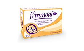 FEMMOAL PLUS Folsäure Schwangerschaft - Vitamine von Kinderwunsch bis Stillzeit - Hergestellt in Deutschland - DHA, Omega-3, Jod, Vitamin b12 & d - 60 Kapseln
