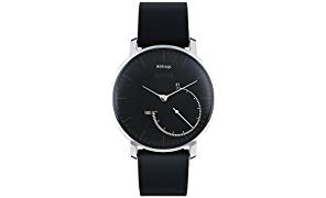 Withings Activité Steel - Smartwatch mit Aktivitäts- und Schlaftracker - Mineraglas & Edelstahl - Black