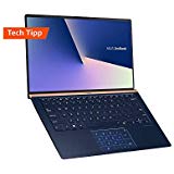 ASUS ZenBook 14 UX433FN 90NB0JQ2-M04820 Ultrabook (35,5 cm, 14 Zoll, FHD, WV, Intel Core i7-8565U, 16GB RAM, 512GB SSD, NVIDIA GeForce MX150 (2GB), Windows 10) Royal Blue