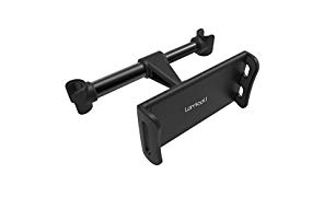 Lamicall Tablet Halterung Auto, Universal Tablet Halterung : KFZ-Kopfstützen Halterung für Pad Air Mini 2 3 4, Pad 2018 Pro 9.7, 10.5, Tab, Smartphone und Tablet mit 4.4~11 Zoll - Schwarz