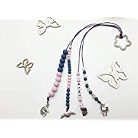 Rechenkette Mädchen, Rechenkette zartlila petrol, Rechenkette Name, Einschulung Geschenk Mädchen, Rechenkette 20