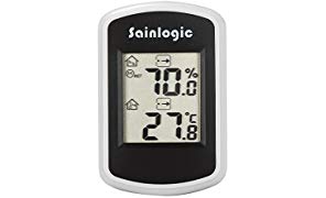 sainlogic Wetterstation, Thermometer Hygrometer Innen Digital,Genaue Lesung Temperatur und Feuchtigkeit mit LCD Display für den Schreibtisch, Ihr Zuhause, Das Büro