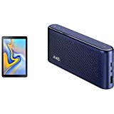 Samsung SM-T590 Galaxy Tab A 10.5 Wi-Fi Tablet-PC (Snapdragon 450, 3GB RAM, Android 8.1) Grau + AKG 'S30' Bluetooth-Lautsprecher mit integrierter Powerbank, Meteor Blue