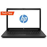 HP 17-by0204ng (17,3 Zoll HD+) Laptop (Intel Core i3-7020U, 8GB RAM, 1TB HDD + 128GB SSD, Intel HD Grafik, Windows 10) schwarz