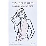 Wonderstripes Fashion Tape, Styling Pflaster, Dekollete und Outfits befestigen, 30 Stück