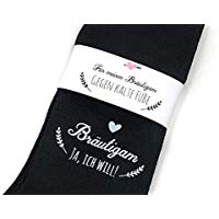 Hochzeit Geschenk Socken"Gegen kalte Füße" für den Bräutigam