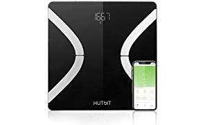 HUTbIT Körperfettwaage, Smart BMI Personenwaage, 13 genaue Messungen