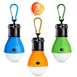Winzwon Campinglampe, LED Camping Laterne, Tragbare Zeltlampe Laterne Glühbirne Set-Notlicht COB150 Lumen Wasserdicht Camping Licht für Camping, Abenteuer, Angeln, Garage, Stromausfall (3 PACK)