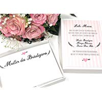 Hochzeit Geschenk Mutter des Bräutigams - Stofftaschentuch für Freudentränen - Geschenk Schwiegermutter