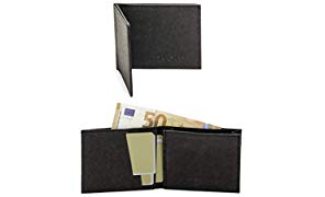 FRITZVOLD MINIMAL Wallet, kleines, dünnes Portemonnaie für Damen & Herren, extrem Flacher Geldbeutel, Slim Portmonee, Geldbörse aus waschbarem Papier-Kunstleder, mit RFID-Schutz & Münzfach