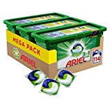 Ariel 3in1 PODS Vollwaschmittel, 114 Waschladungen (1 x 3 x 38 Waschladungen)